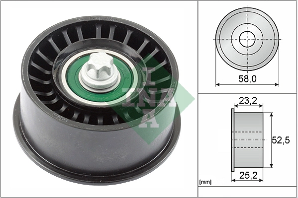 Deflection Pulley/Guide Pulley, timing belt